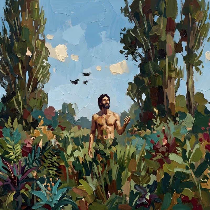 Adán en el Edén